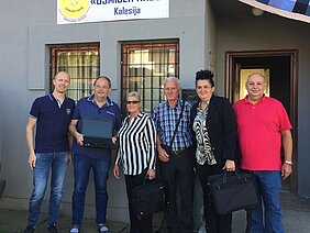 Der Vorstand von Osmijeh Nade und Besuch aus Büderich Der Vorstand von Osmijeh Nade und Besuch aus Büderich